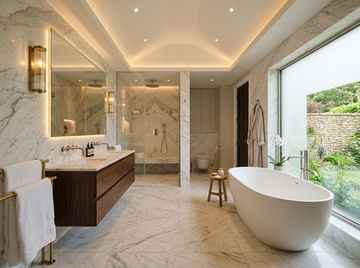 Custom Bathroom Renovation in Bedford